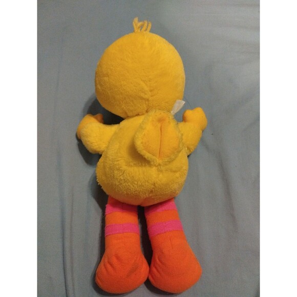 1996 TYCO Sesame Street Tickle Me Big Bird Vintage 11" Plush Toy - Picture 4 of 4